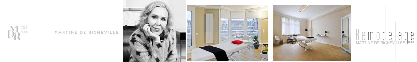 Collage of  Martine de Richeville's Remodelage Paris
