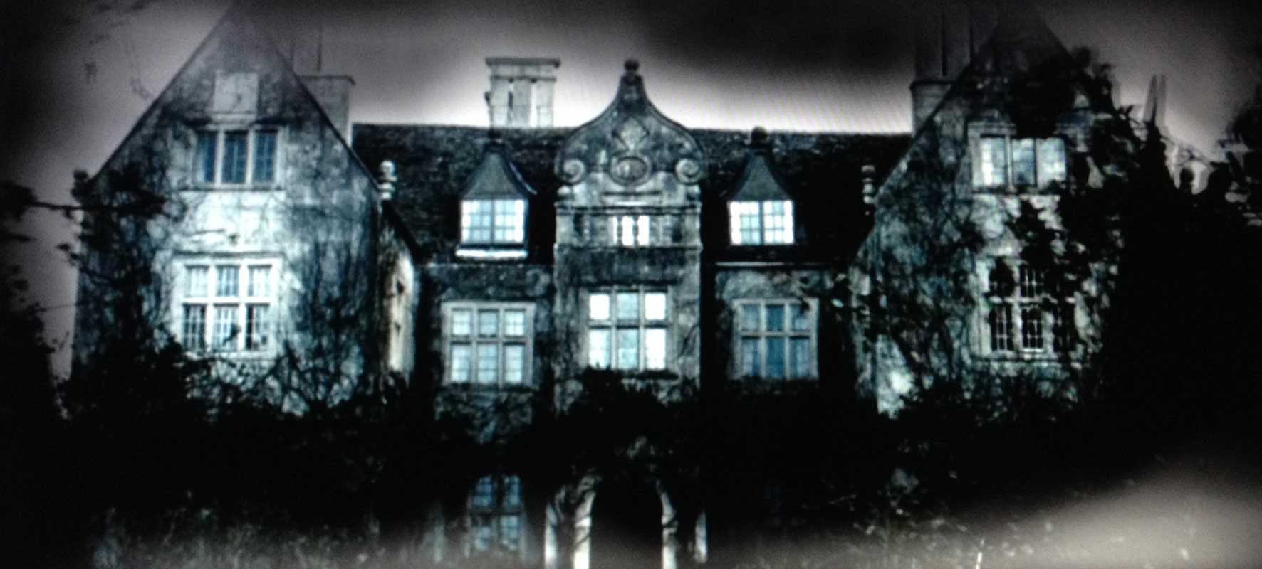 Cotterstock Hall as it appears  on the case cover of DVD The Woman in Black , a 2012 film by Hammer
