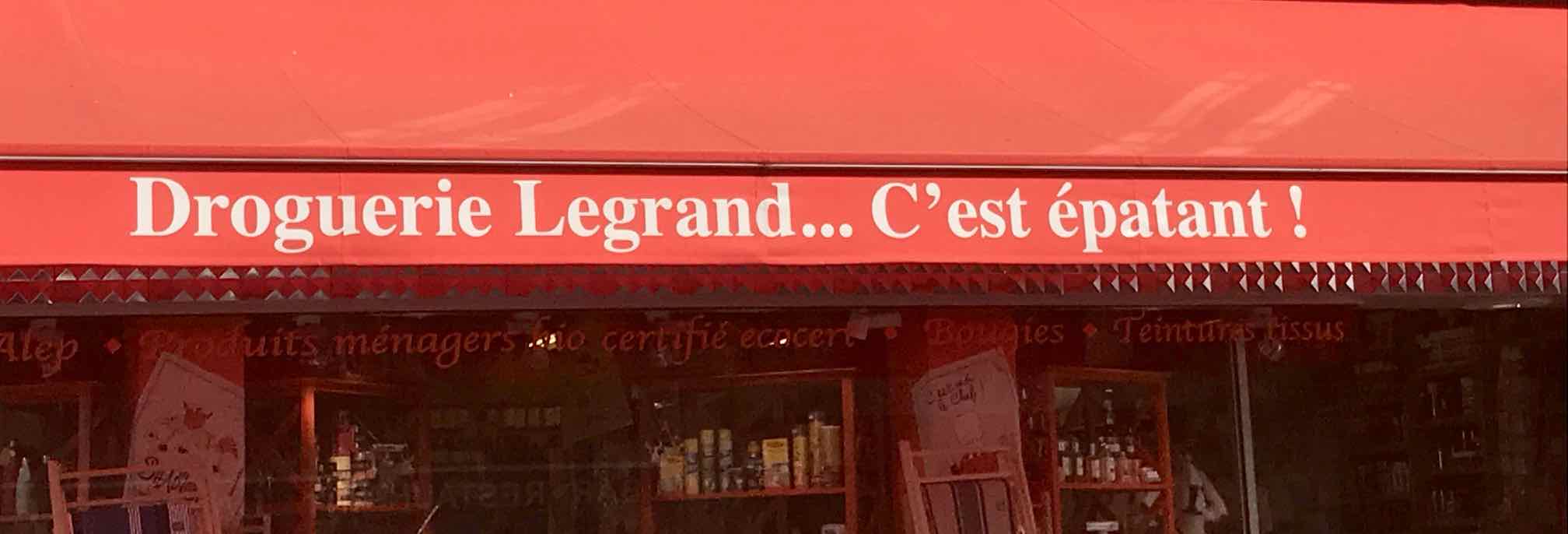 Droguerie Legrand store front