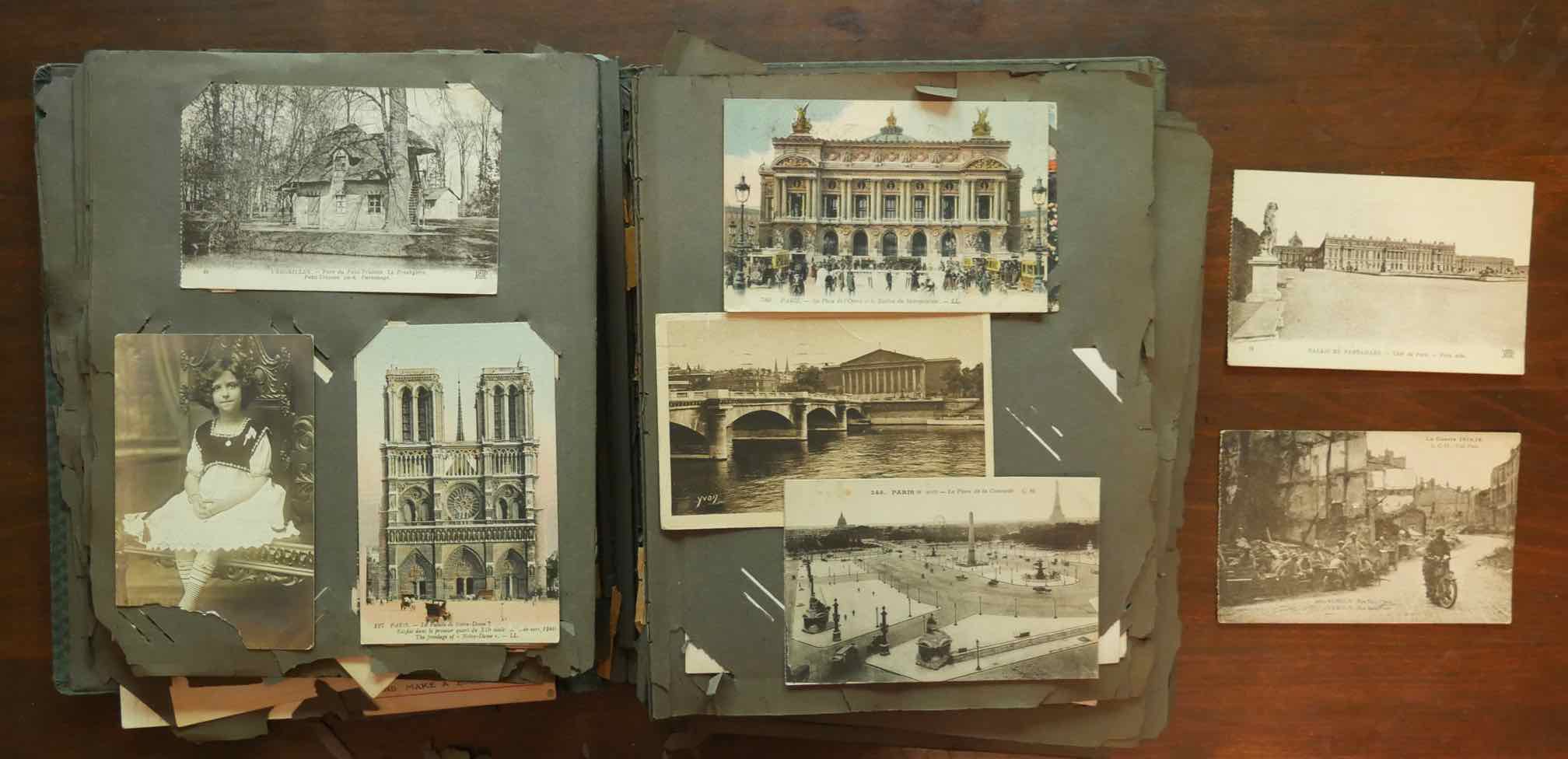 Paris postcards 1919