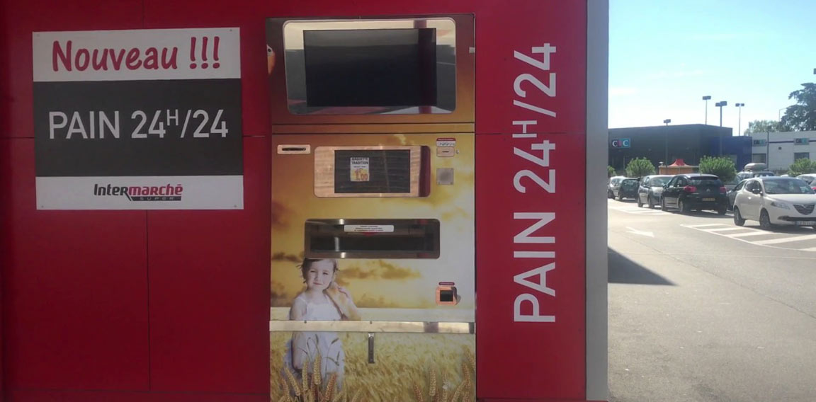 French baguette vending machine