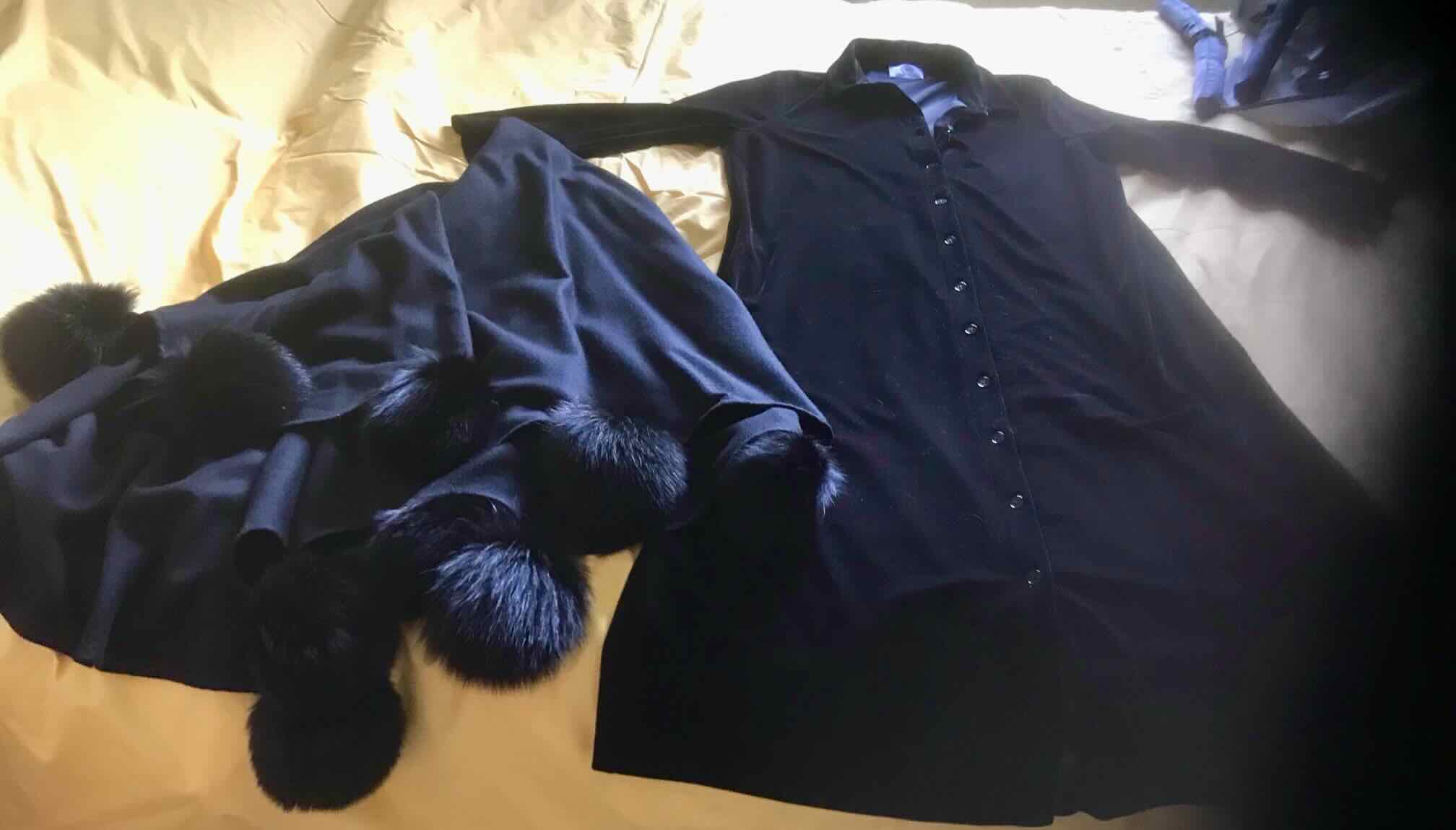 black coats